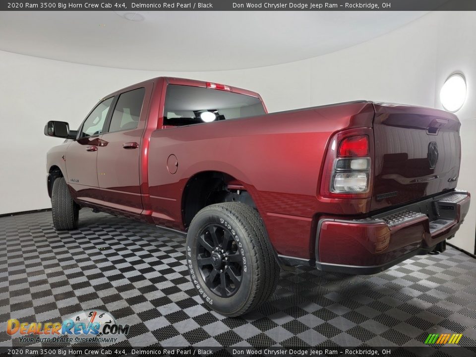 2020 Ram 3500 Big Horn Crew Cab 4x4 Delmonico Red Pearl / Black Photo #8