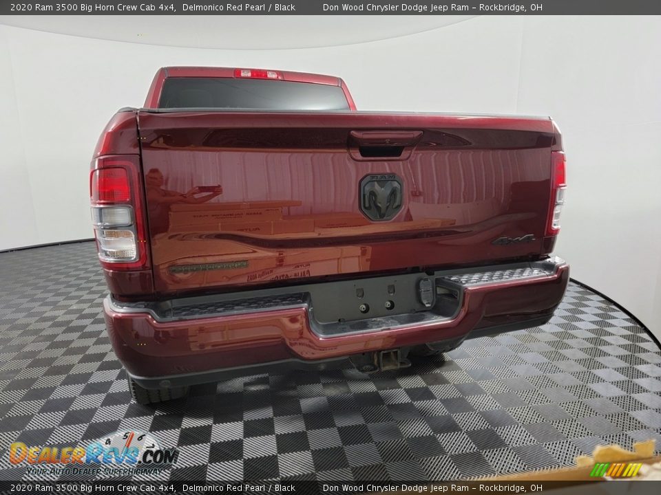 2020 Ram 3500 Big Horn Crew Cab 4x4 Delmonico Red Pearl / Black Photo #9