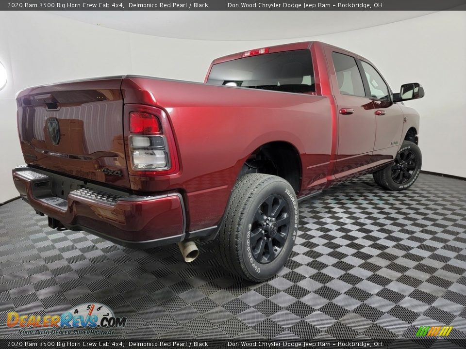 2020 Ram 3500 Big Horn Crew Cab 4x4 Delmonico Red Pearl / Black Photo #10