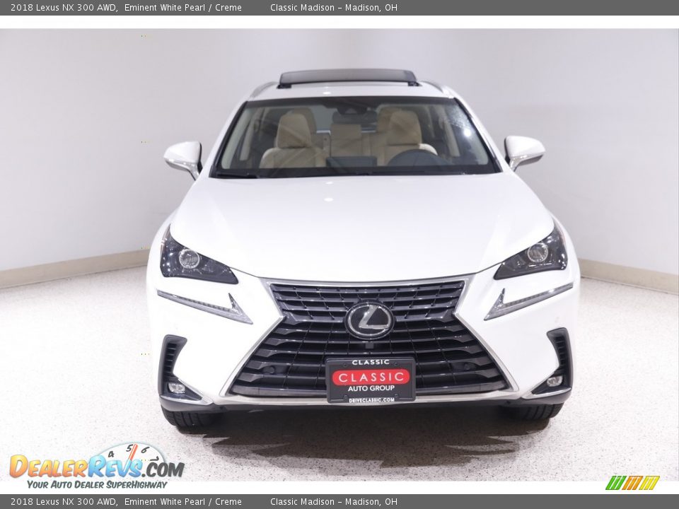 2018 Lexus NX 300 AWD Eminent White Pearl / Creme Photo #2