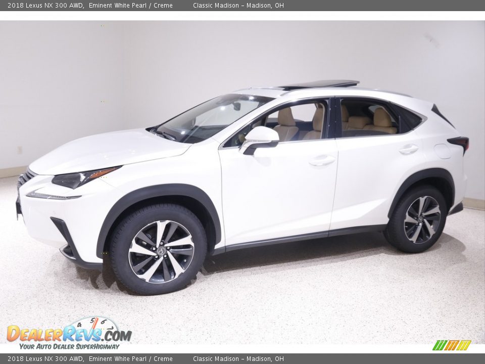 2018 Lexus NX 300 AWD Eminent White Pearl / Creme Photo #3