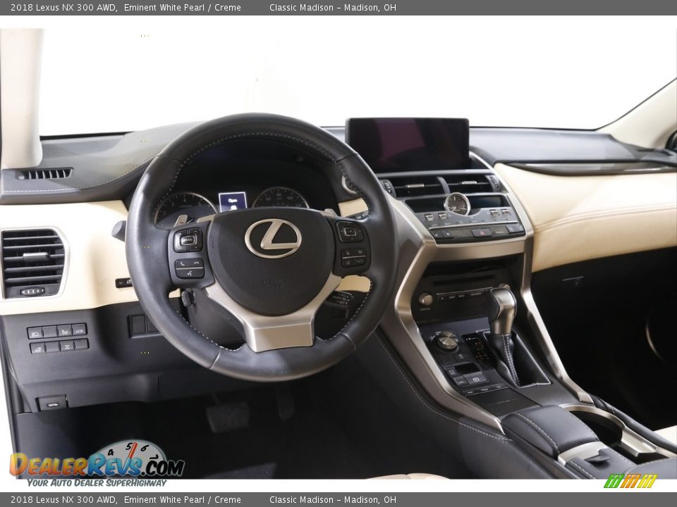 2018 Lexus NX 300 AWD Eminent White Pearl / Creme Photo #6