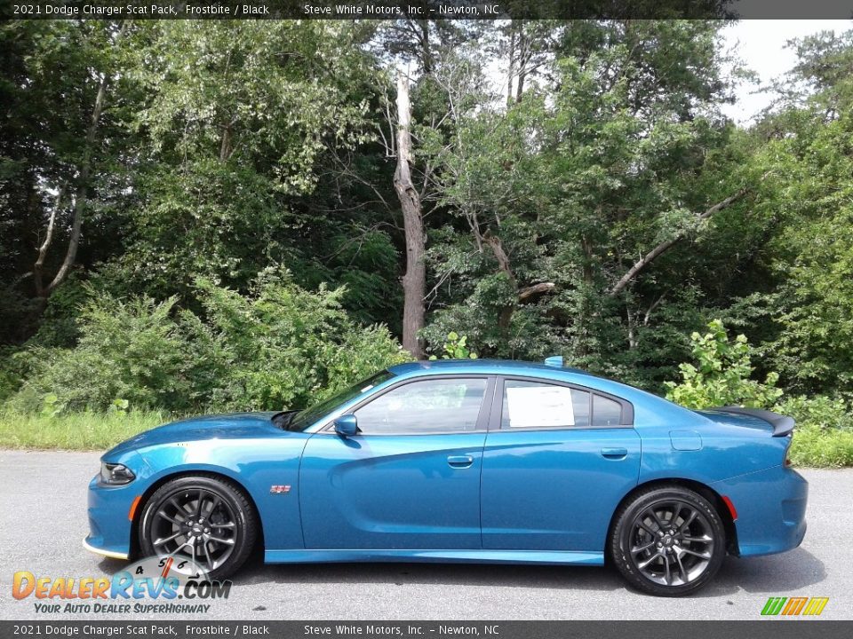 2021 Dodge Charger Scat Pack Frostbite / Black Photo #1