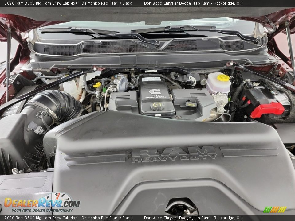 2020 Ram 3500 Big Horn Crew Cab 4x4 Delmonico Red Pearl / Black Photo #20