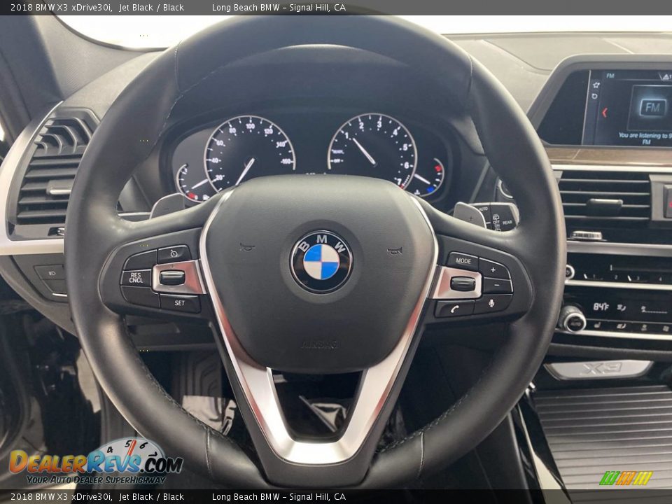 2018 BMW X3 xDrive30i Jet Black / Black Photo #18