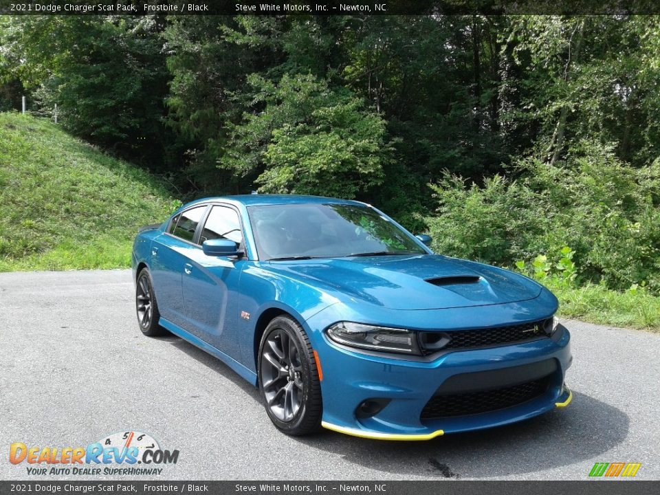 2021 Dodge Charger Scat Pack Frostbite / Black Photo #4