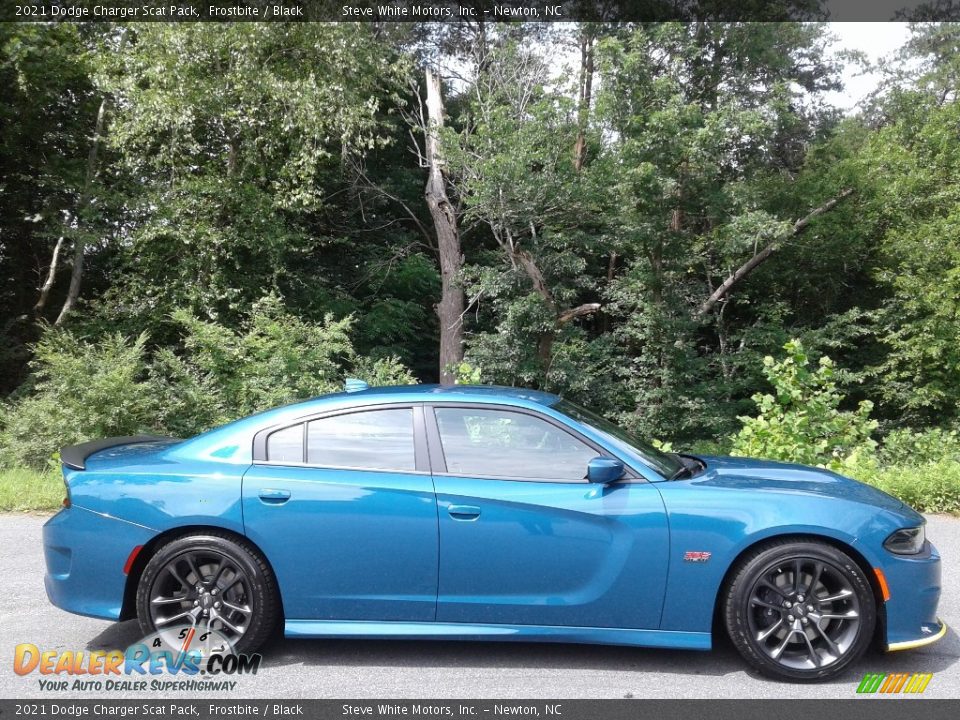 2021 Dodge Charger Scat Pack Frostbite / Black Photo #5