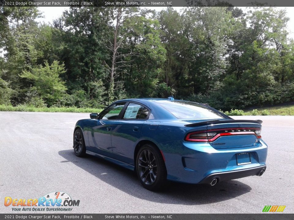 2021 Dodge Charger Scat Pack Frostbite / Black Photo #8