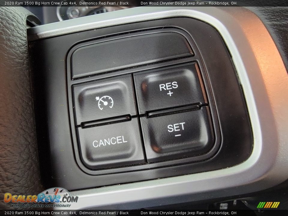2020 Ram 3500 Big Horn Crew Cab 4x4 Delmonico Red Pearl / Black Photo #29