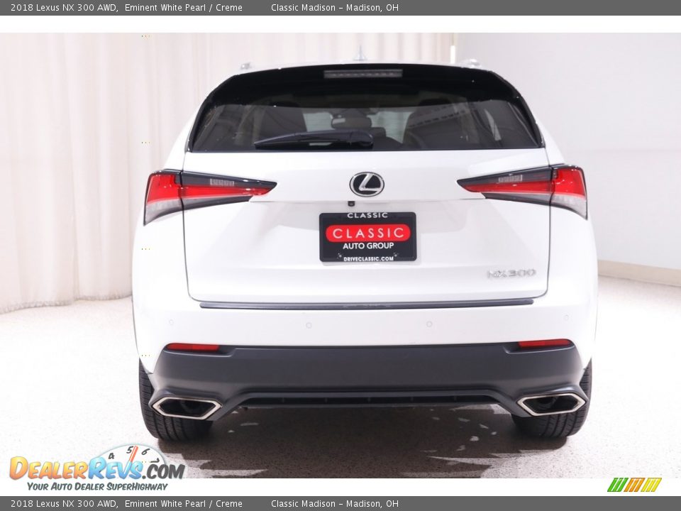 2018 Lexus NX 300 AWD Eminent White Pearl / Creme Photo #20