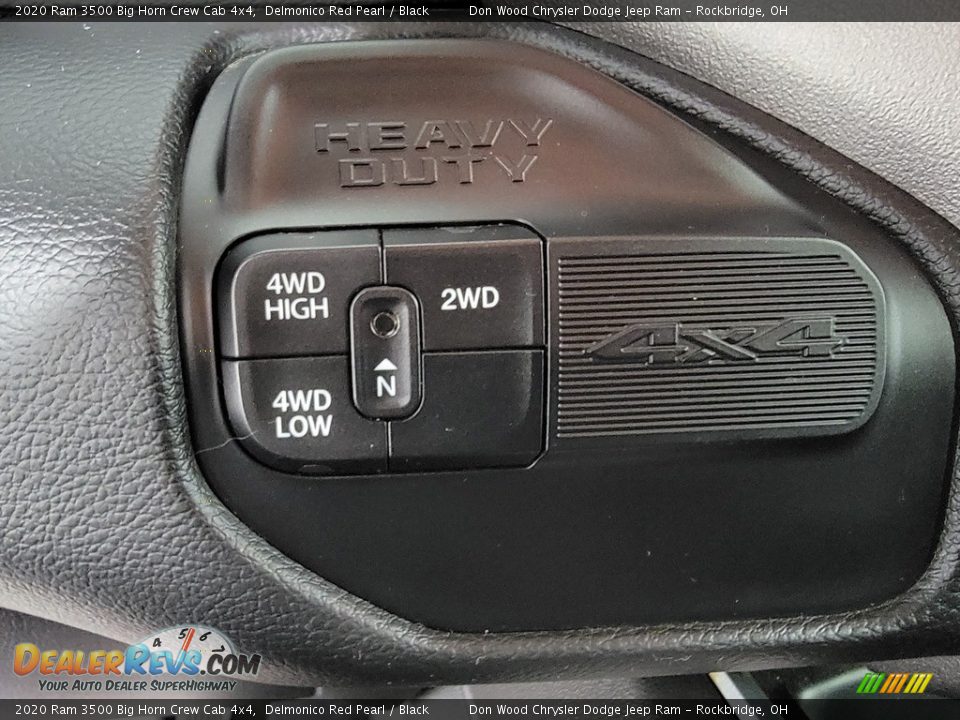 2020 Ram 3500 Big Horn Crew Cab 4x4 Delmonico Red Pearl / Black Photo #33