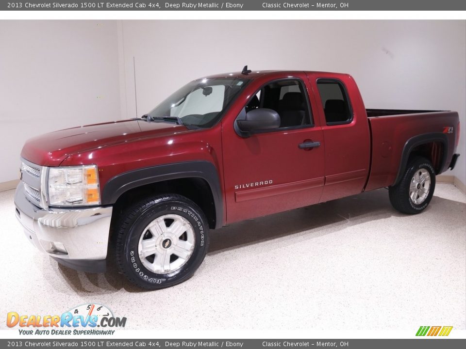 2013 Chevrolet Silverado 1500 LT Extended Cab 4x4 Deep Ruby Metallic / Ebony Photo #3