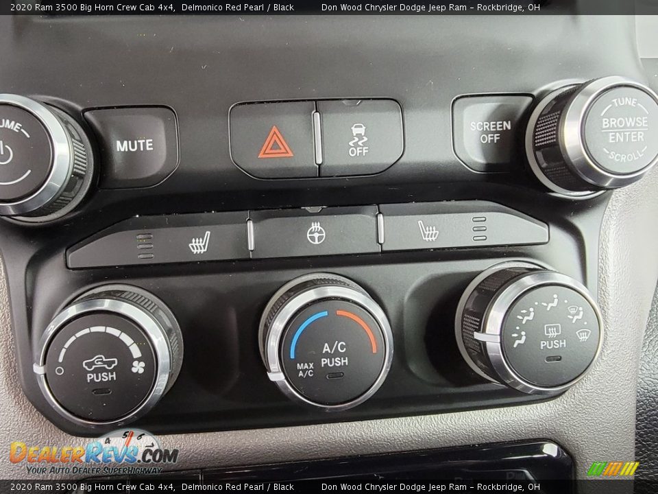 2020 Ram 3500 Big Horn Crew Cab 4x4 Delmonico Red Pearl / Black Photo #34