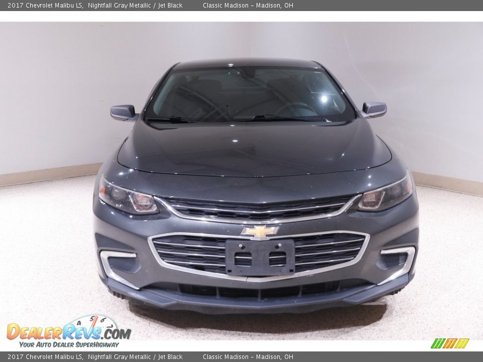 2017 Chevrolet Malibu LS Nightfall Gray Metallic / Jet Black Photo #2