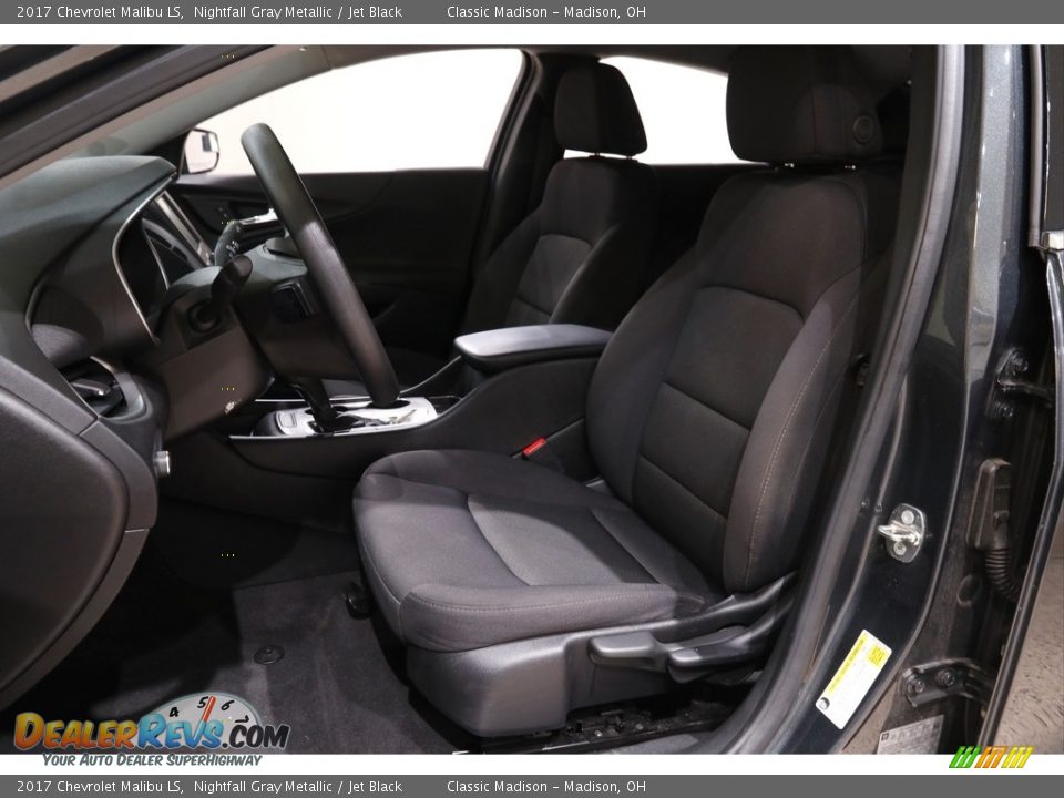 2017 Chevrolet Malibu LS Nightfall Gray Metallic / Jet Black Photo #5