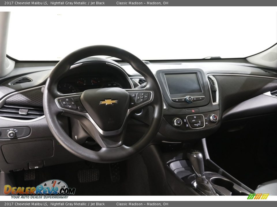 2017 Chevrolet Malibu LS Nightfall Gray Metallic / Jet Black Photo #6