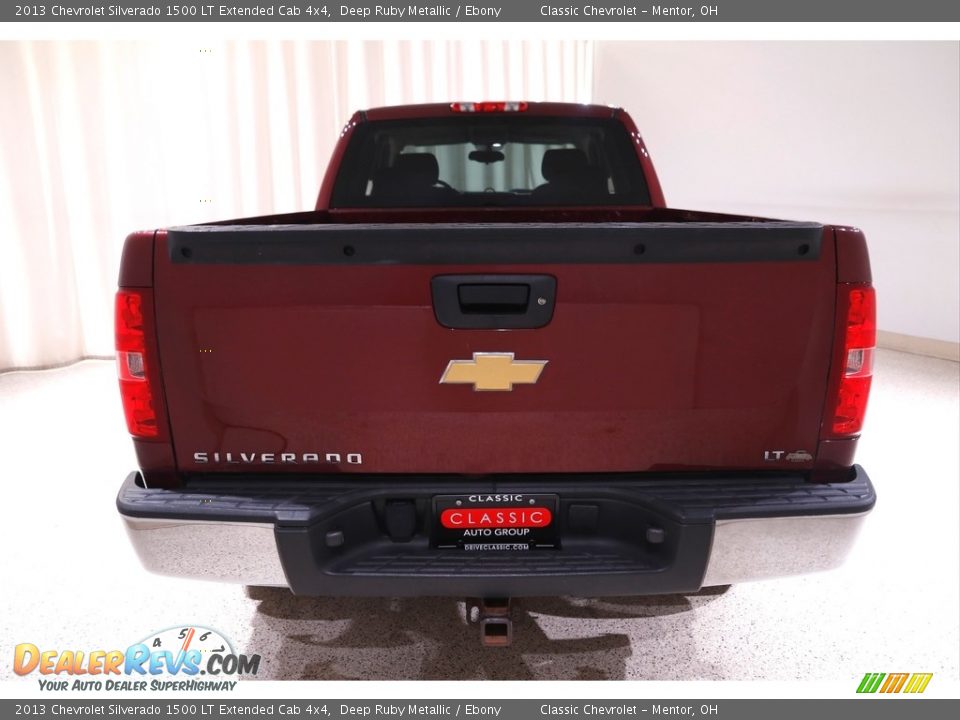 2013 Chevrolet Silverado 1500 LT Extended Cab 4x4 Deep Ruby Metallic / Ebony Photo #15