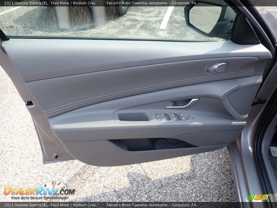 2021 Hyundai Elantra SEL Fluid Metal / Medium Gray Photo #14