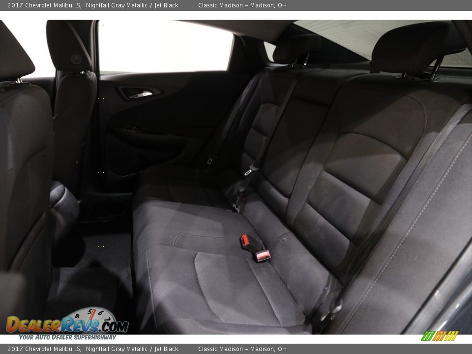 2017 Chevrolet Malibu LS Nightfall Gray Metallic / Jet Black Photo #14