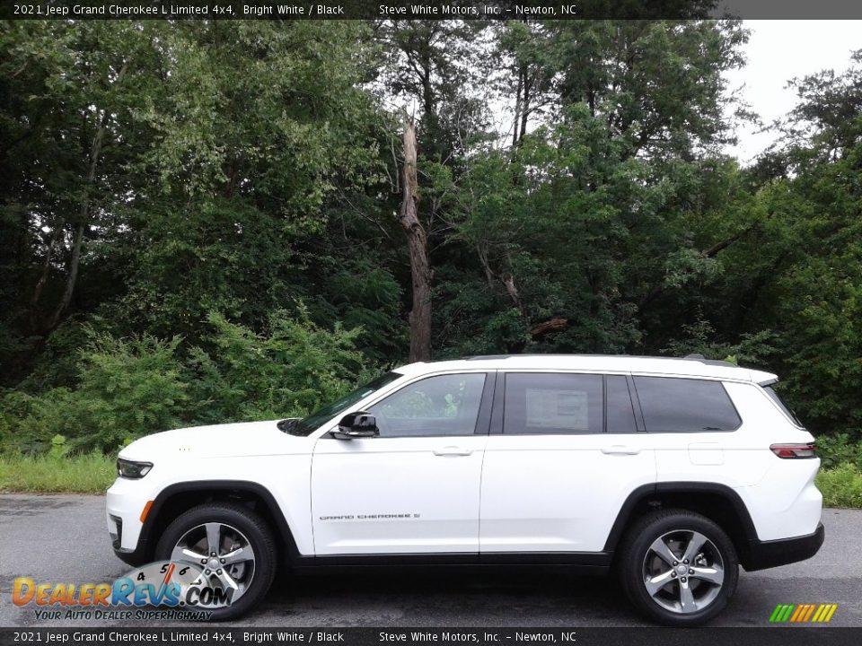 2021 Jeep Grand Cherokee L Limited 4x4 Bright White / Black Photo #1