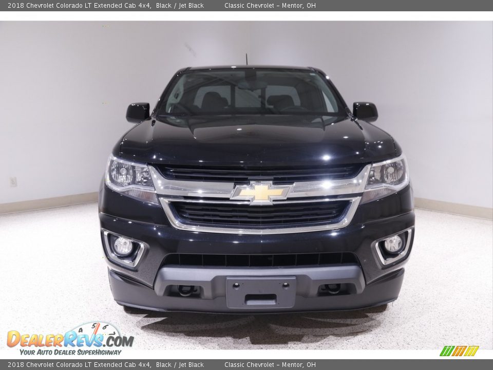 2018 Chevrolet Colorado LT Extended Cab 4x4 Black / Jet Black Photo #2