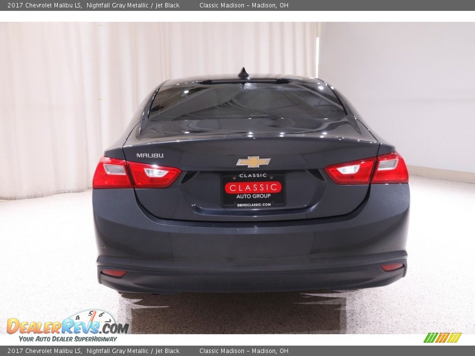 2017 Chevrolet Malibu LS Nightfall Gray Metallic / Jet Black Photo #15