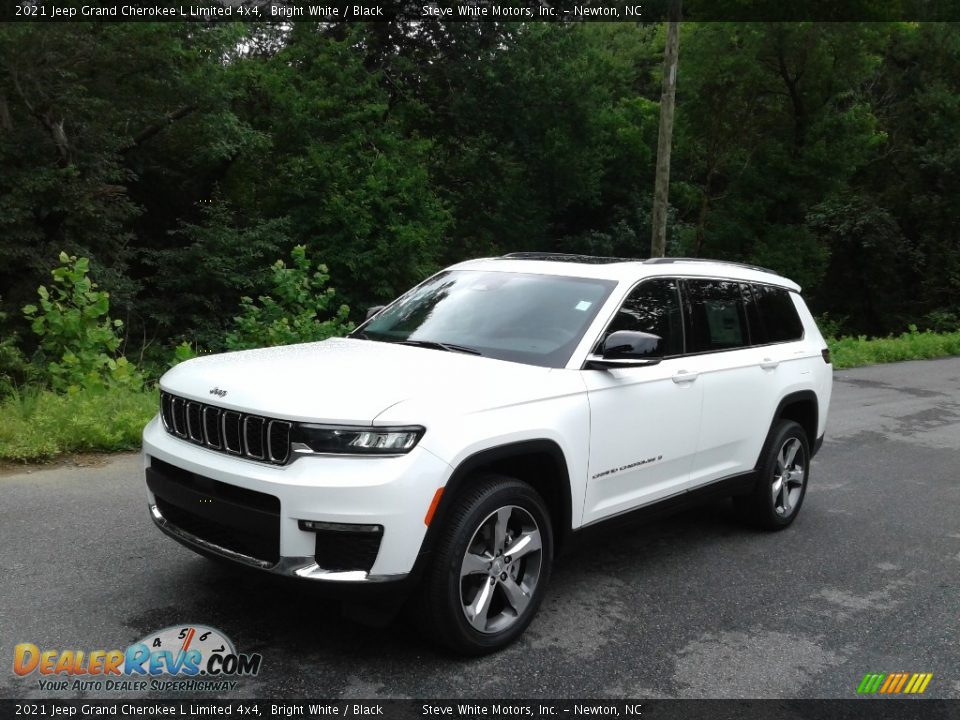 2021 Jeep Grand Cherokee L Limited 4x4 Bright White / Black Photo #2
