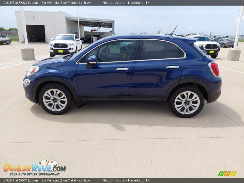 Blu Venezia (Blue Metallic) 2016 Fiat 500X Lounge Photo #3