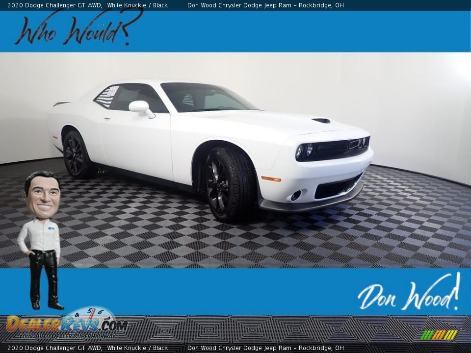 2020 Dodge Challenger GT AWD White Knuckle / Black Photo #1