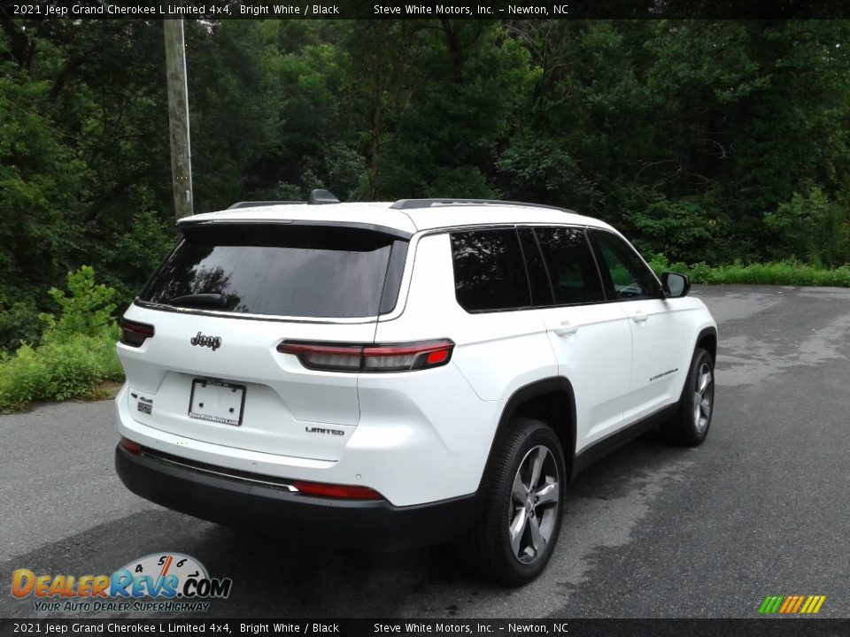 2021 Jeep Grand Cherokee L Limited 4x4 Bright White / Black Photo #6