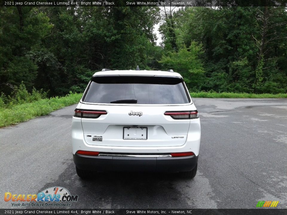2021 Jeep Grand Cherokee L Limited 4x4 Bright White / Black Photo #7