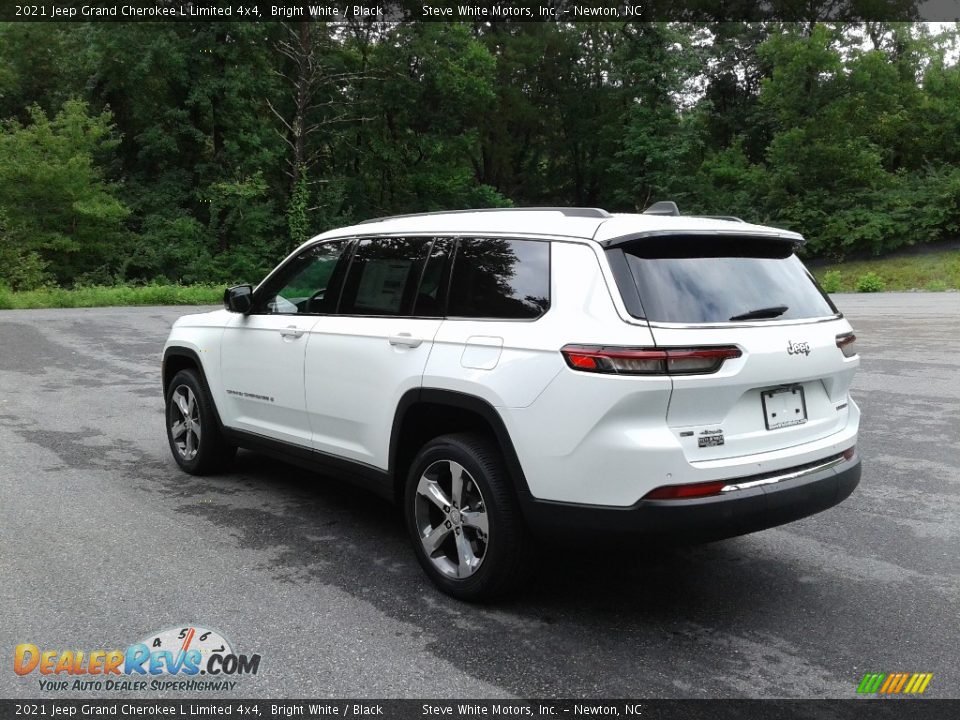 2021 Jeep Grand Cherokee L Limited 4x4 Bright White / Black Photo #8