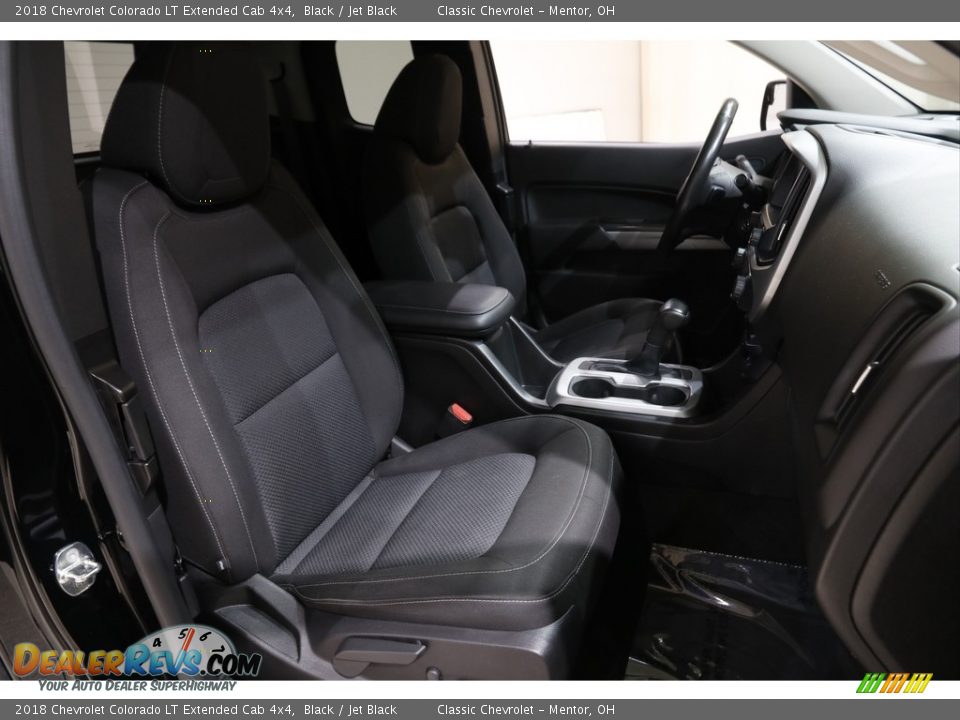 2018 Chevrolet Colorado LT Extended Cab 4x4 Black / Jet Black Photo #15