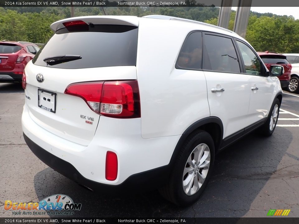 2014 Kia Sorento EX V6 AWD Snow White Pearl / Black Photo #8