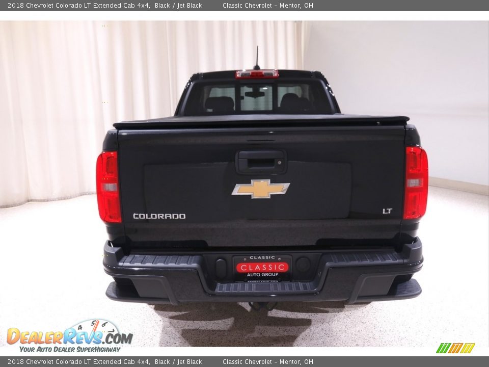 2018 Chevrolet Colorado LT Extended Cab 4x4 Black / Jet Black Photo #18