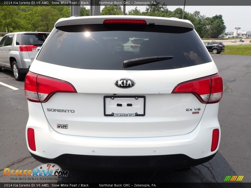 2014 Kia Sorento EX V6 AWD Snow White Pearl / Black Photo #9