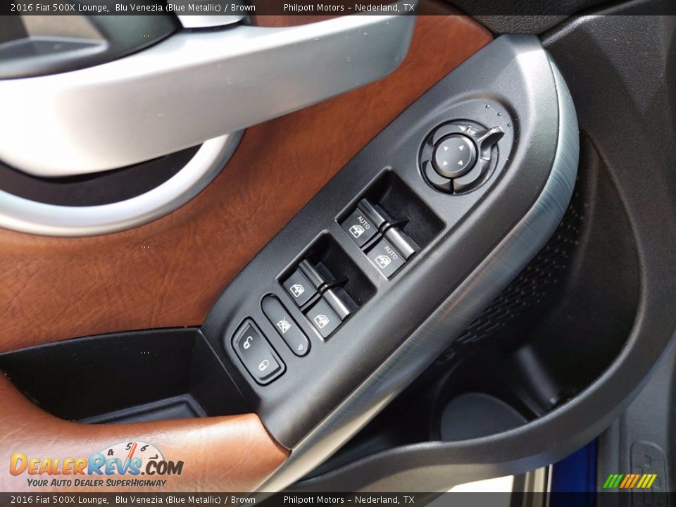 Door Panel of 2016 Fiat 500X Lounge Photo #12