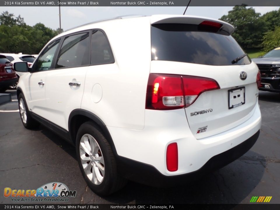 2014 Kia Sorento EX V6 AWD Snow White Pearl / Black Photo #11