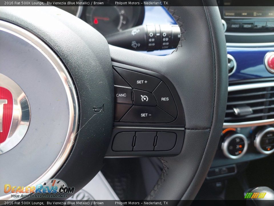 2016 Fiat 500X Lounge Steering Wheel Photo #15
