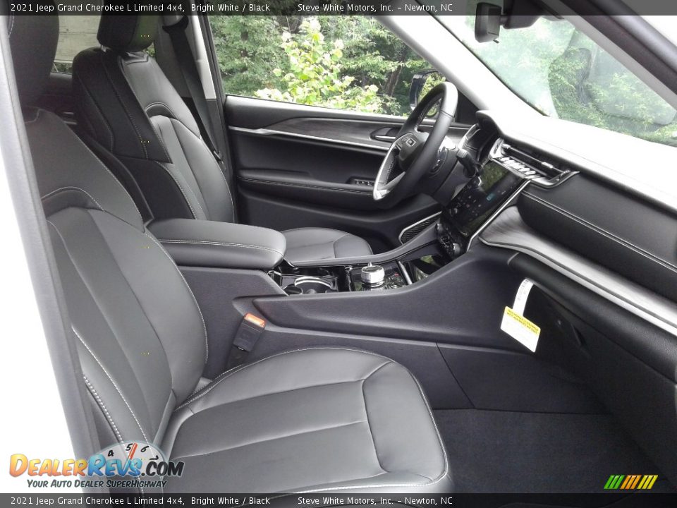 2021 Jeep Grand Cherokee L Limited 4x4 Bright White / Black Photo #16