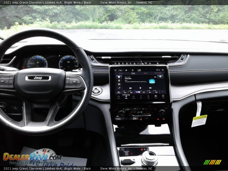 2021 Jeep Grand Cherokee L Limited 4x4 Bright White / Black Photo #17