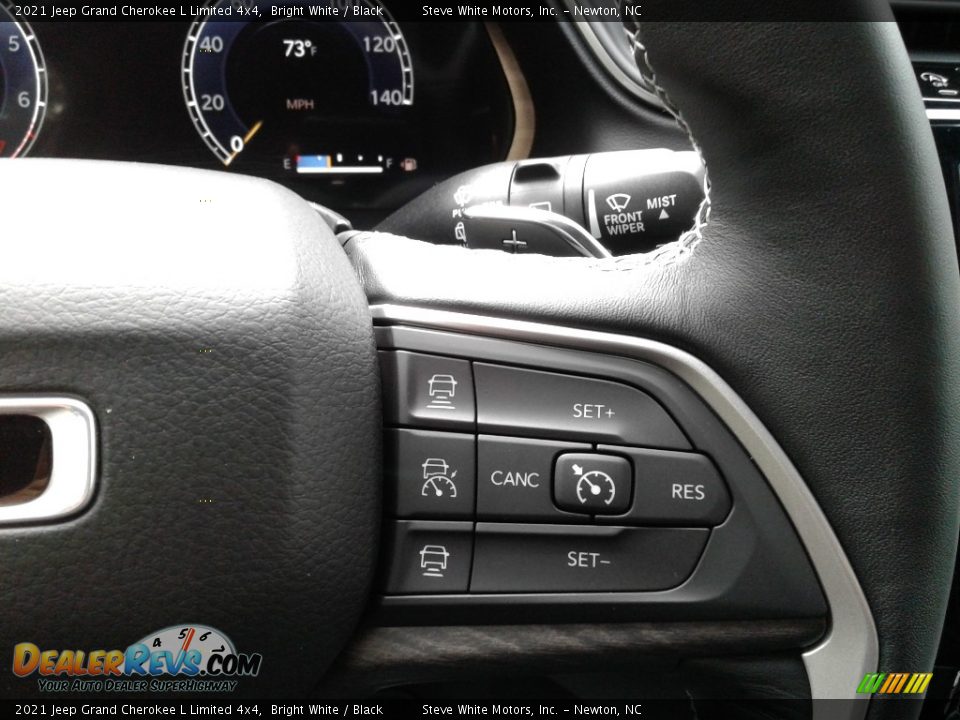 2021 Jeep Grand Cherokee L Limited 4x4 Bright White / Black Photo #19