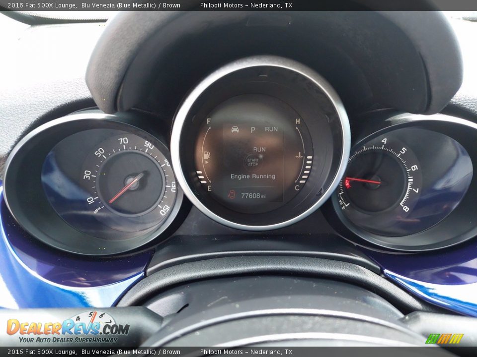 2016 Fiat 500X Lounge Gauges Photo #21