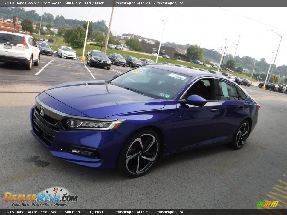 2018 Honda Accord Sport Sedan Still Night Pearl / Black Photo #5