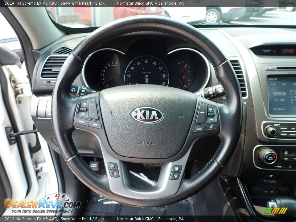 2014 Kia Sorento EX V6 AWD Snow White Pearl / Black Photo #21