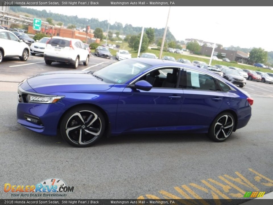 2018 Honda Accord Sport Sedan Still Night Pearl / Black Photo #6