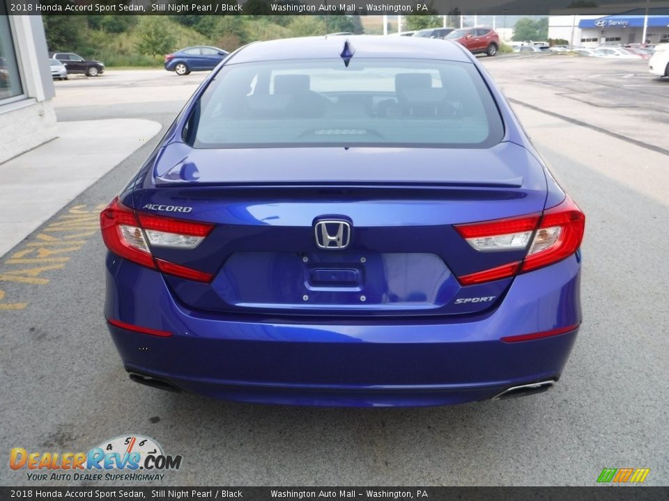 2018 Honda Accord Sport Sedan Still Night Pearl / Black Photo #8