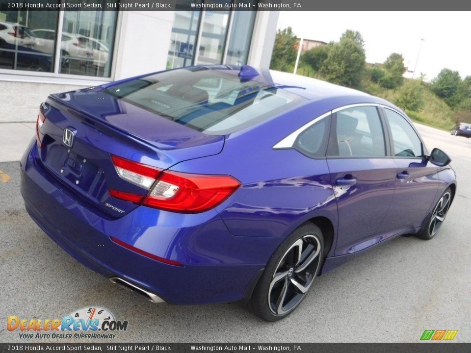 2018 Honda Accord Sport Sedan Still Night Pearl / Black Photo #9