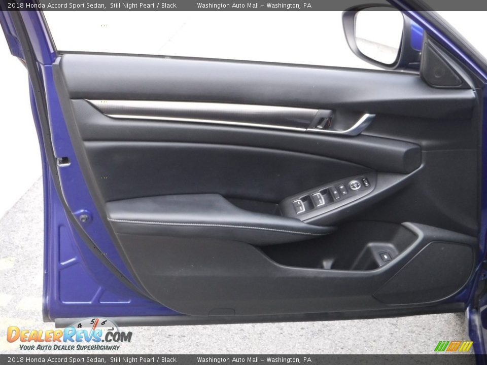 2018 Honda Accord Sport Sedan Still Night Pearl / Black Photo #12