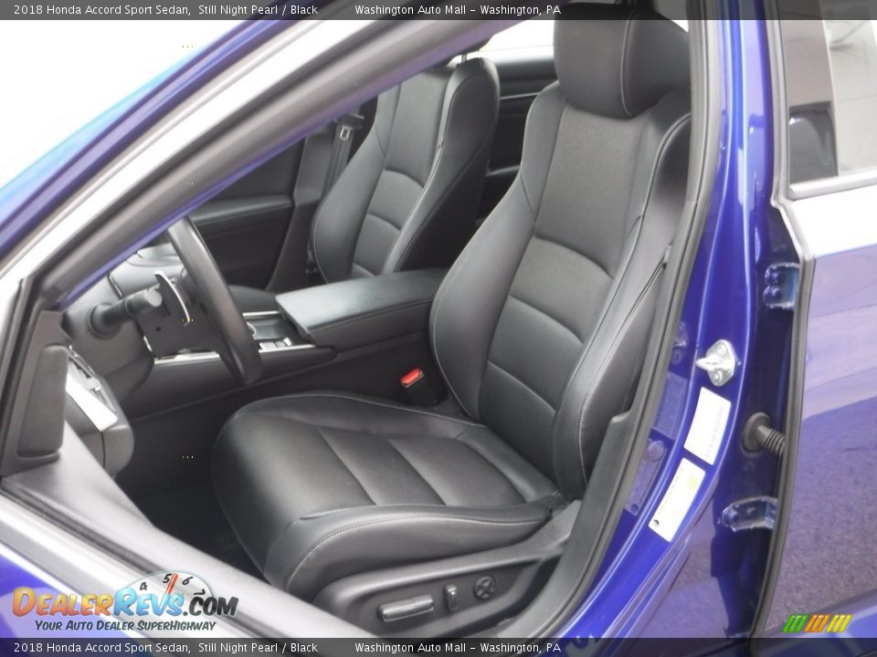 2018 Honda Accord Sport Sedan Still Night Pearl / Black Photo #13
